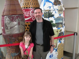 Anna and me at the World of Coke