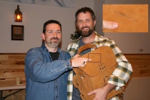 James with Dave Munson (mark inset)