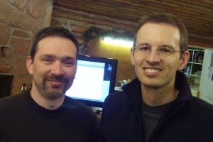 James with Justin Lukasavige