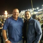 Mark and James at Charlotte Motor Speedway